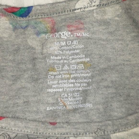 Girl's Unicorn & Rainbow Dress - Picture 4 of 4